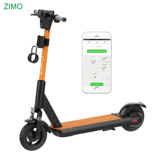 방수 500w GPS Dockless 공유 전기 라임 스쿠터, 앱 기능 새 스쿠터