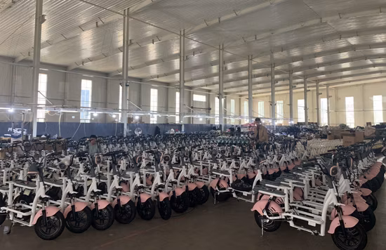 유럽의 36V 250W 모터 창고를 갖춘 전기 도시 접이식 자전거